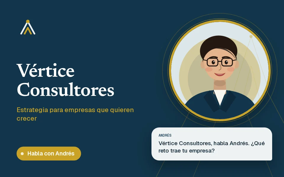Vértice Consultores, con Andrés al teléfono