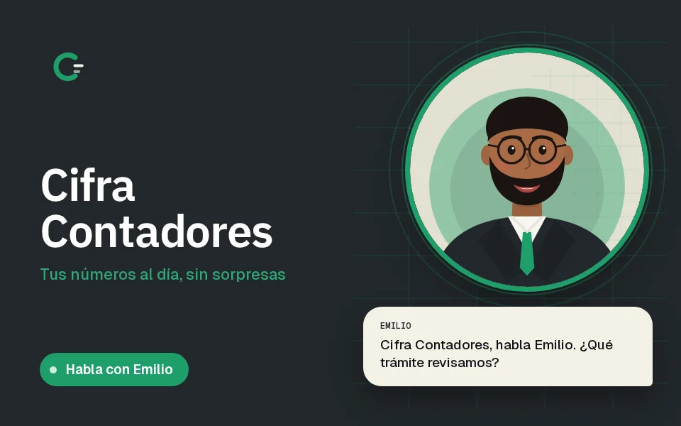Cifra Contadores, con Emilio al teléfono