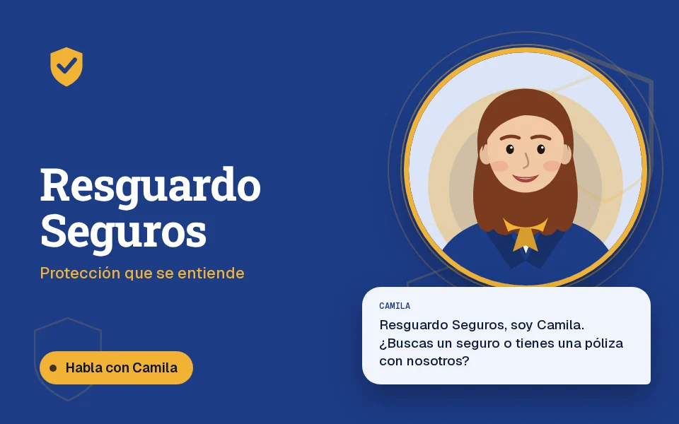 Resguardo Seguros, con Camila al teléfono